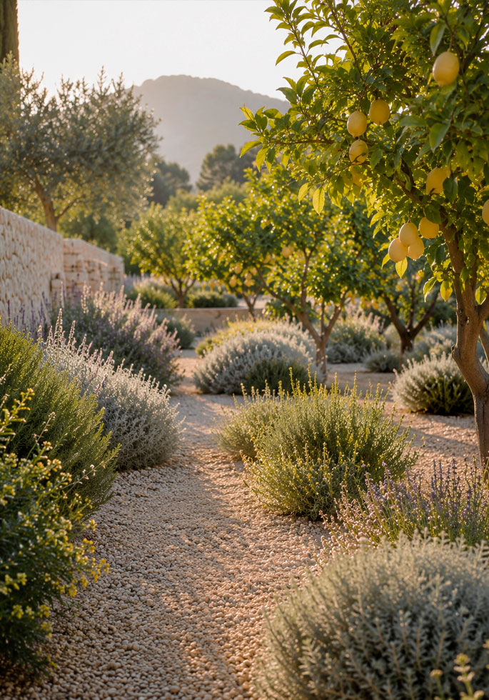 Paisajismo de jardín comunitario en Mallorca